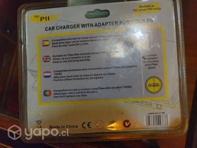 Transformador Playstation 2 conversor para automóv
