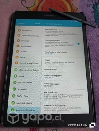 Tablet Samsung tab A