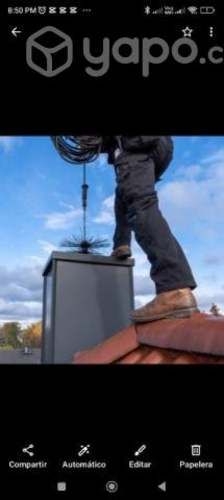 Limpieza y mantención de cañones y estufas combust