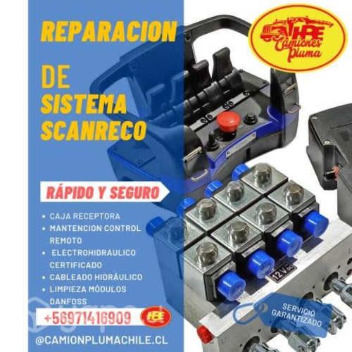 Mantencion y reparación de sistema scanreco
