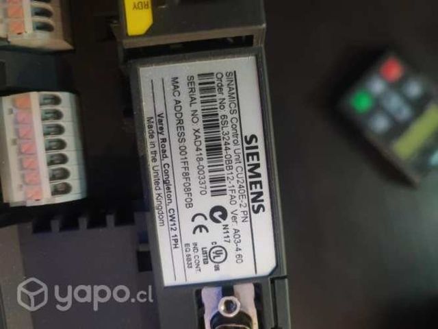 Variador de frecuencia Siemens Simatic g120