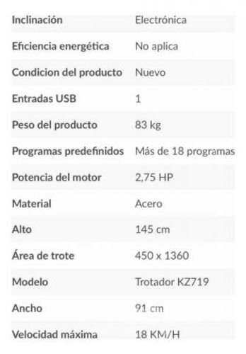 Trotadora Lahsen Oxygene