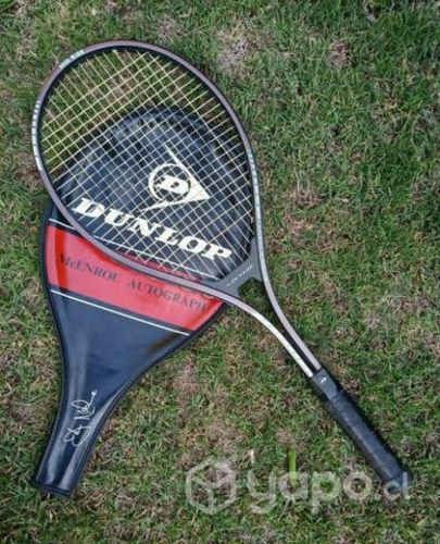 Raqueta de tenis John Mc Enroe autografiada