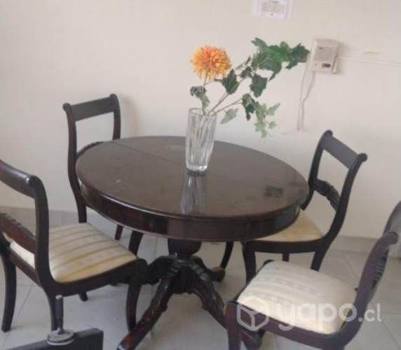 Comedor de caoba 6 personas