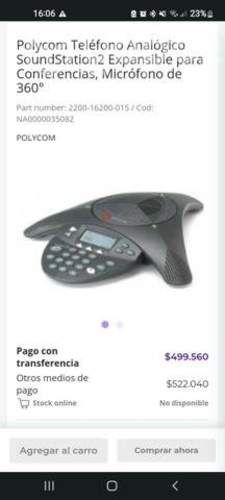 Teléfono polycom