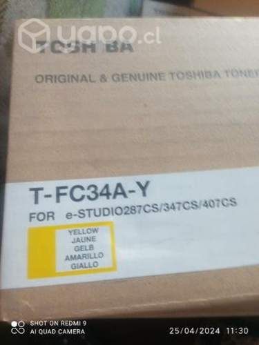 Toner Toshiba t-fc34a yellow original de alta