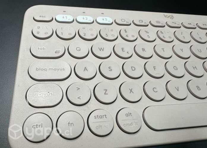 Teclado Logitech K380 rosado