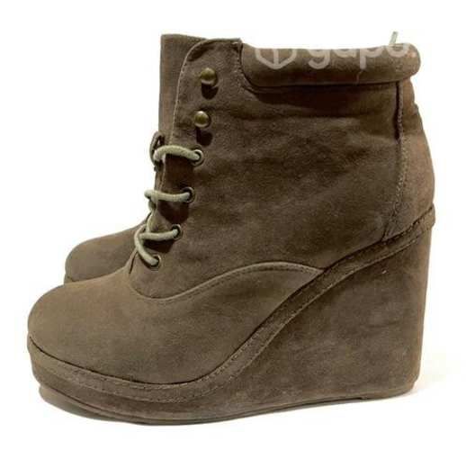 Botín Taco Chino 100% Tela Marca Alaniz N*39 Café