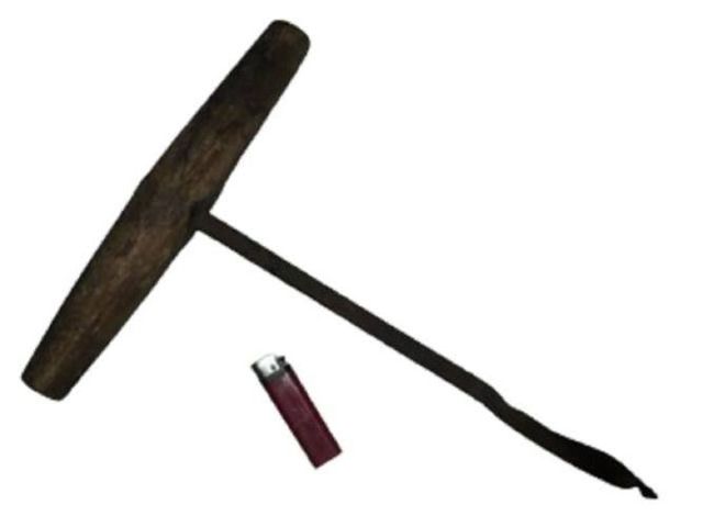 Antiguo Barreno Para Barril