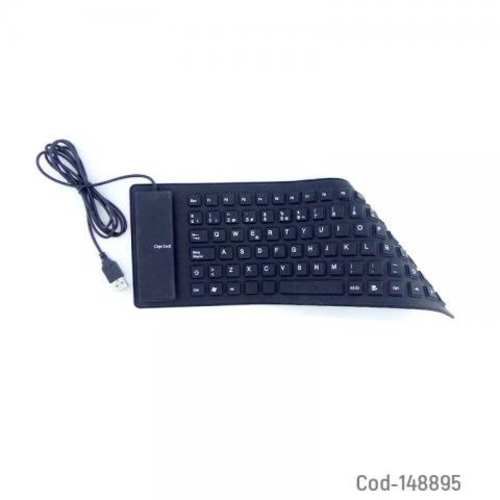 Teclado Flexible USB De Goma Compacto Para Viajes