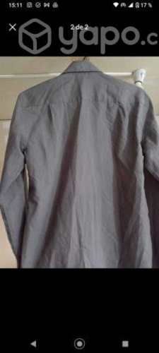 Camisa Formal Gris - TALLA S