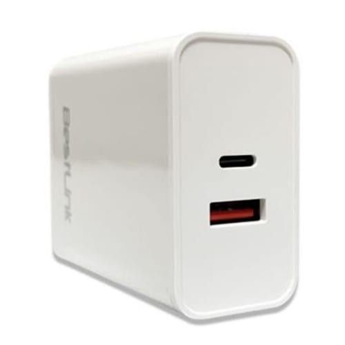 Cargador usb corriente dual pd, qc. carga rápida,