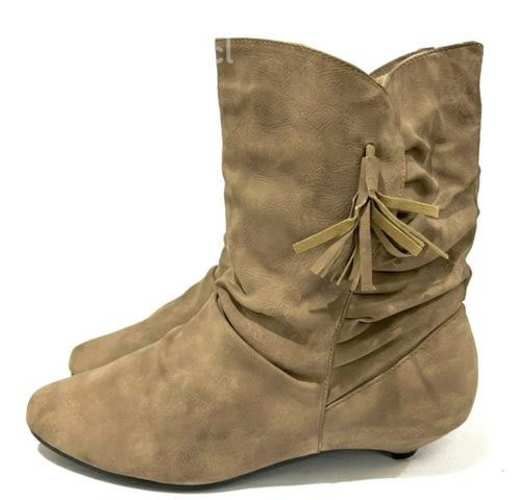 Botín 100% Sintético Marca Dom N*39 Café Claro