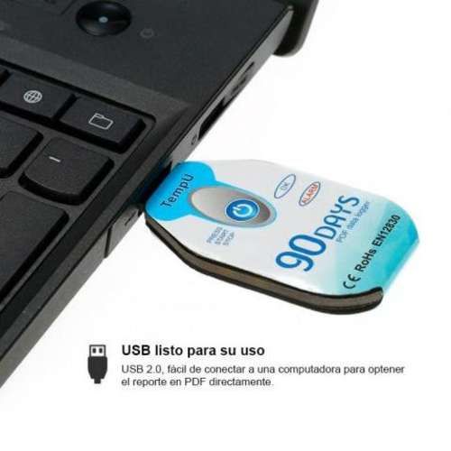 Registrador Temperatura Humedad Desechable TempU D