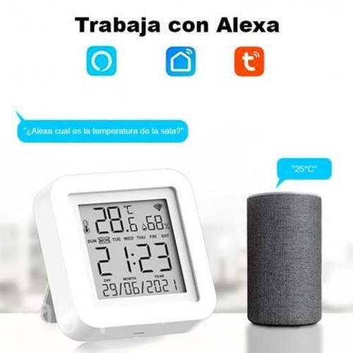 Reloj Sensor Int. Temperatura Humedad Wifi Mod2