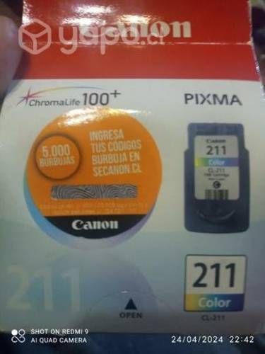 Packs de tintas canon 220 y 211 colores