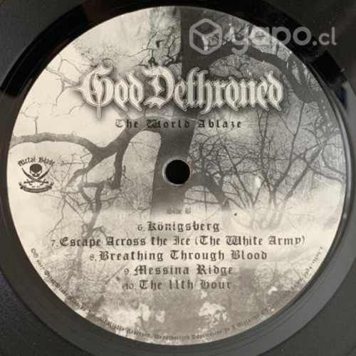 God Dethroned The World Ablaze Vinilo Black Metal