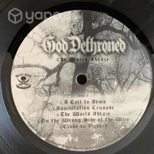 God Dethroned The World Ablaze Vinilo Black Metal