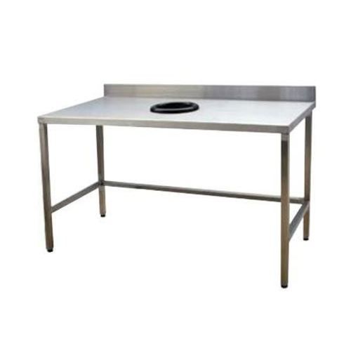 Mesones de acero con desconche