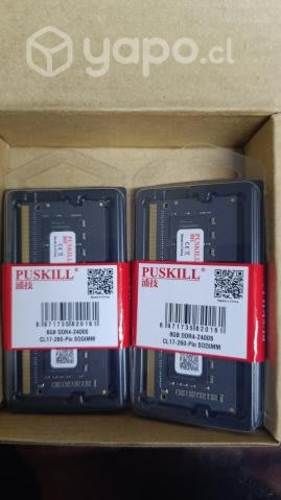 RAM ddr4 para notebook 8gb