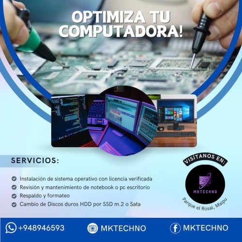 Mantenimiento de computadoras, cambios de disco