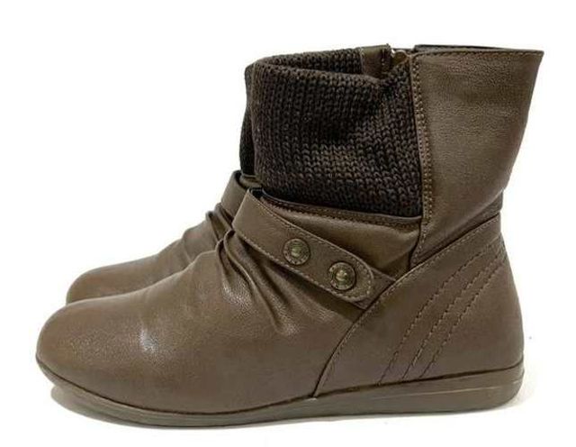 Botín Plano 100% Sintético Marca Dom N*39 Café