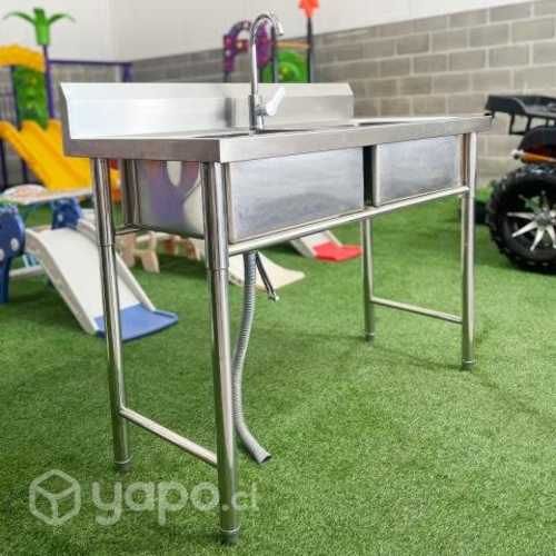 Lavafondo Doble (INCLUYE GRIFERIA)