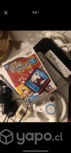 Wii con balance board, controles y juegos