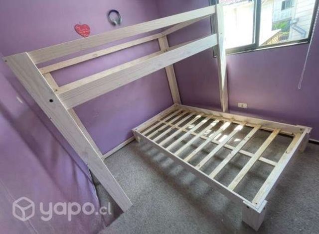 Camarote en L de una(1) o de plaza y media(1,1/2)