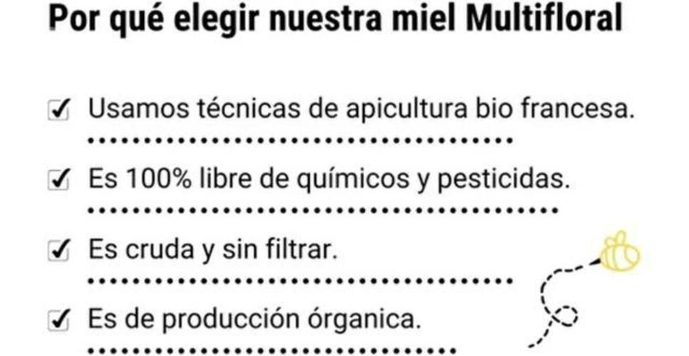 Miel multifloral natural