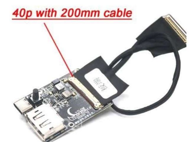 Placa adaptadora de señal edp, cable 4k, 8k para