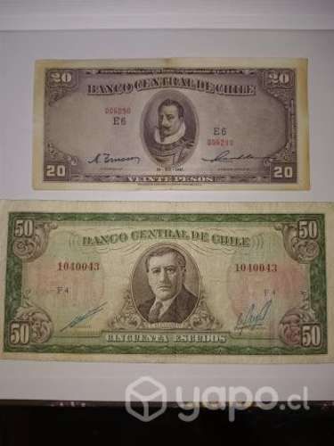 Billetes antiguos