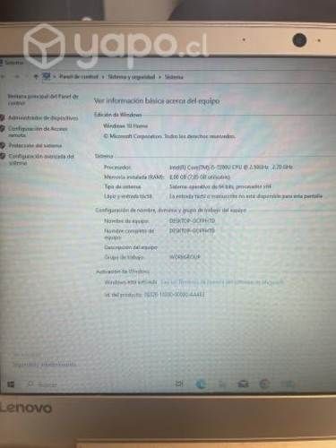 Notebook Lenovo ideapad 510s i5