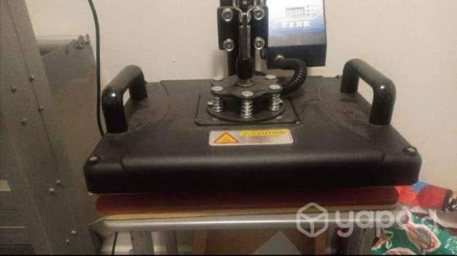 Plotter de corte + estampadora 8 en 1