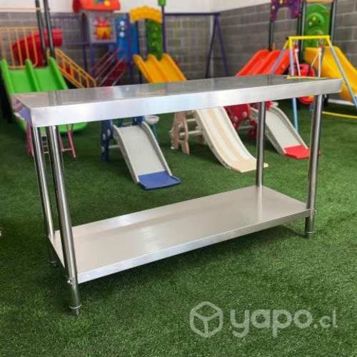 Mesón de Acero Inoxidable Sus 304 1.50X90X60