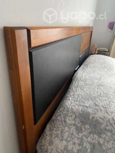 Respaldo cama king, impecable