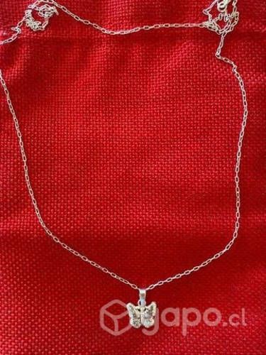 Cadenas y colgantes de plata chilena