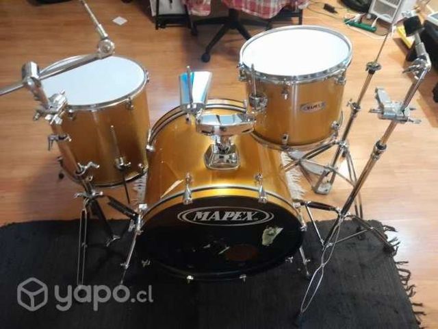 Bateria mapex + atriles originales