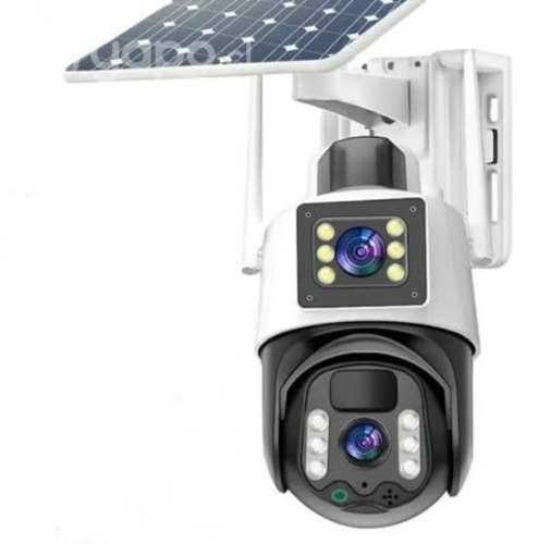 Cámara vigilancia 100% Solar+ 128 GB memoria+ foco