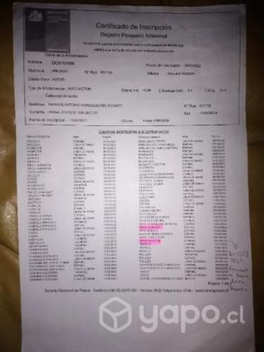 Embarcación artesanal