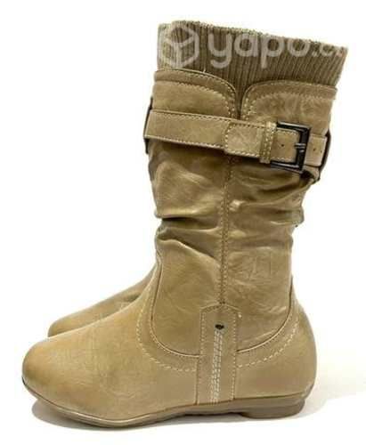 Bota Sintética Marca Harvest N*34 Café Claro