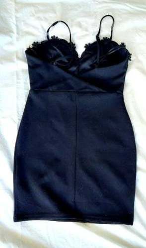 VESTIDO CORTO NEGRO Miss Selfridge Talla 36 o S