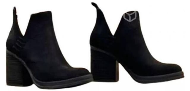 Botin de cuero mujer