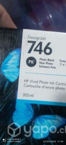 Tinta HP 746 photo black original de 300ml