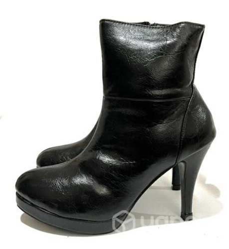 Botín Taco 100% Sintético Marca Marquis N*38 Negro