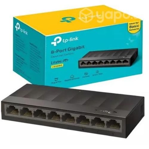 Switch tp-link, 8 puertos gigabit rj45