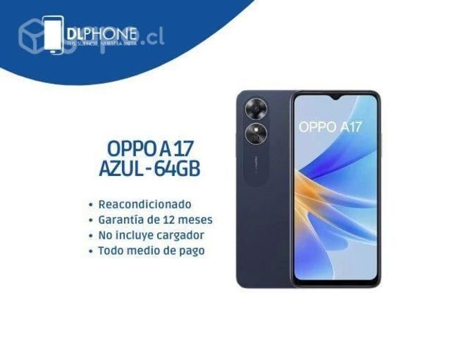 Oppo A17 4/64GB Azul Reacondicionado