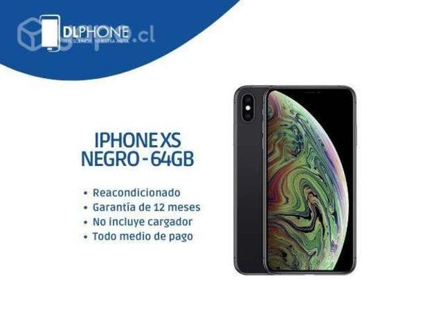 Iphone XS 64GB Negro Reacondicionado