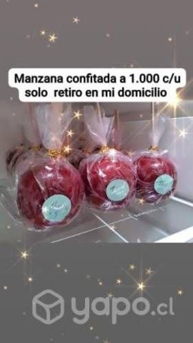 Manzanas confitadas