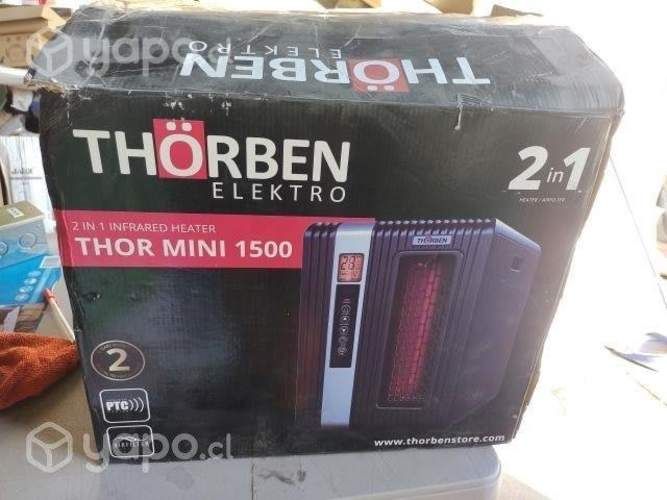 Estufa Infrarroja 2 En 1 Thor Mini 1500 Marca Thor